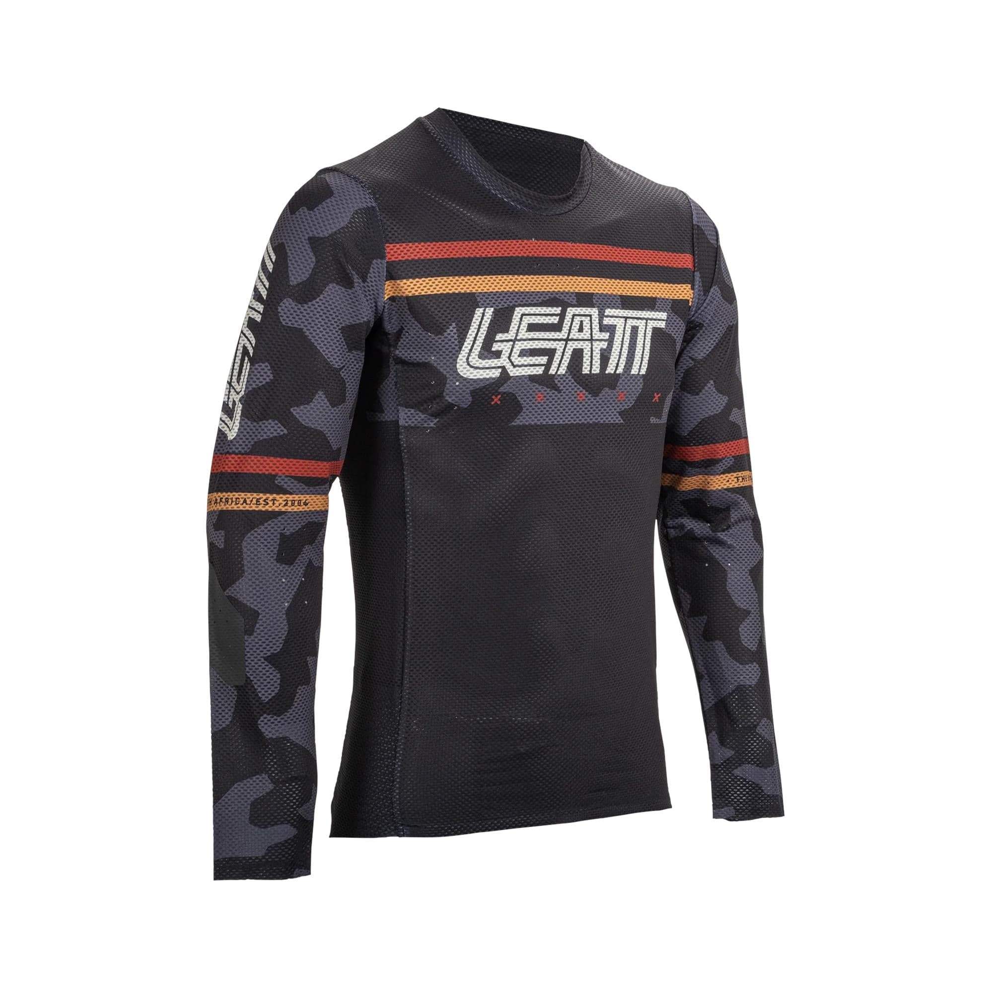 Leatt Junior Gravity 4.0 MTB Jersey 2025: BLACK M