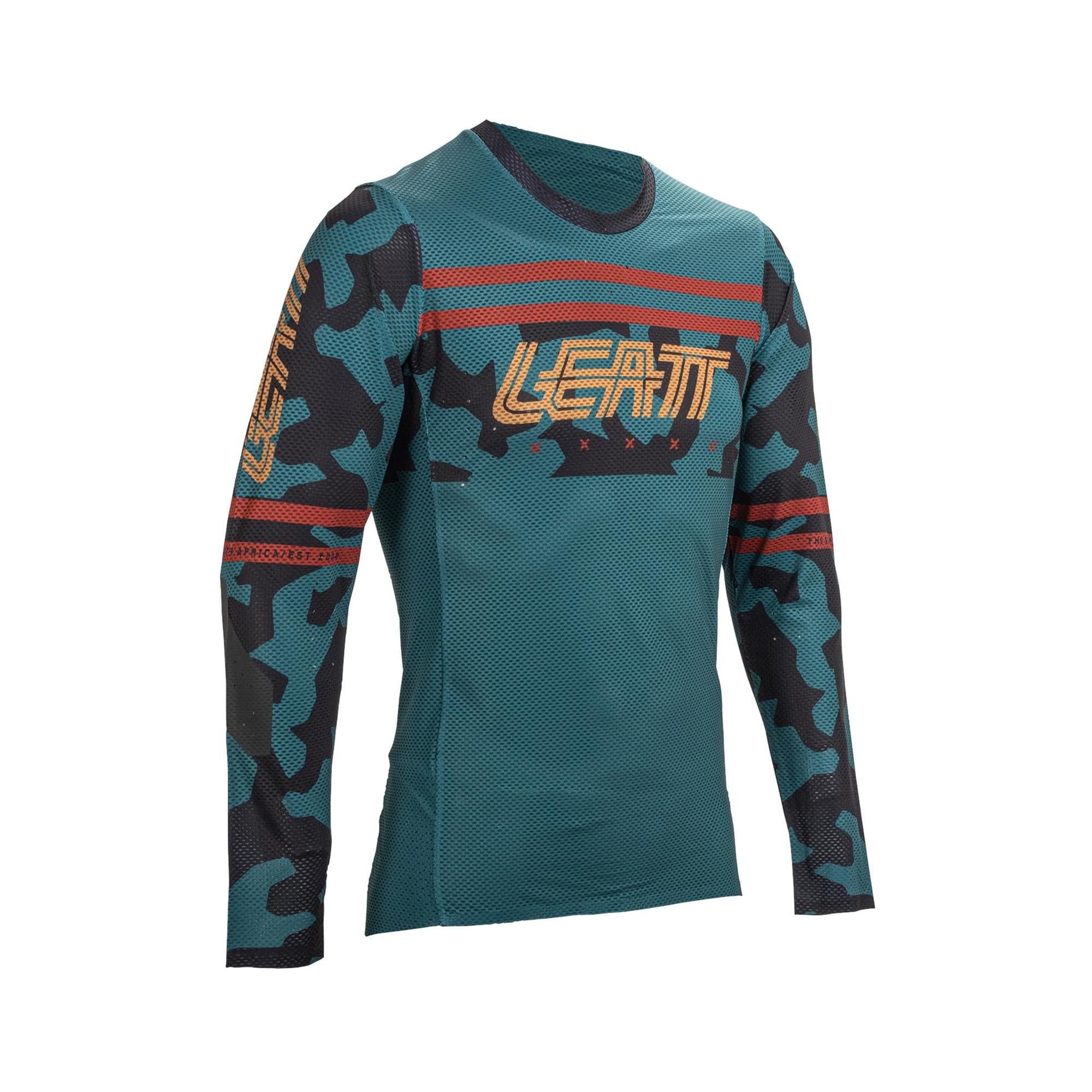 Leatt Gravity 4.0 MTB Jersey 2025: TEAL M