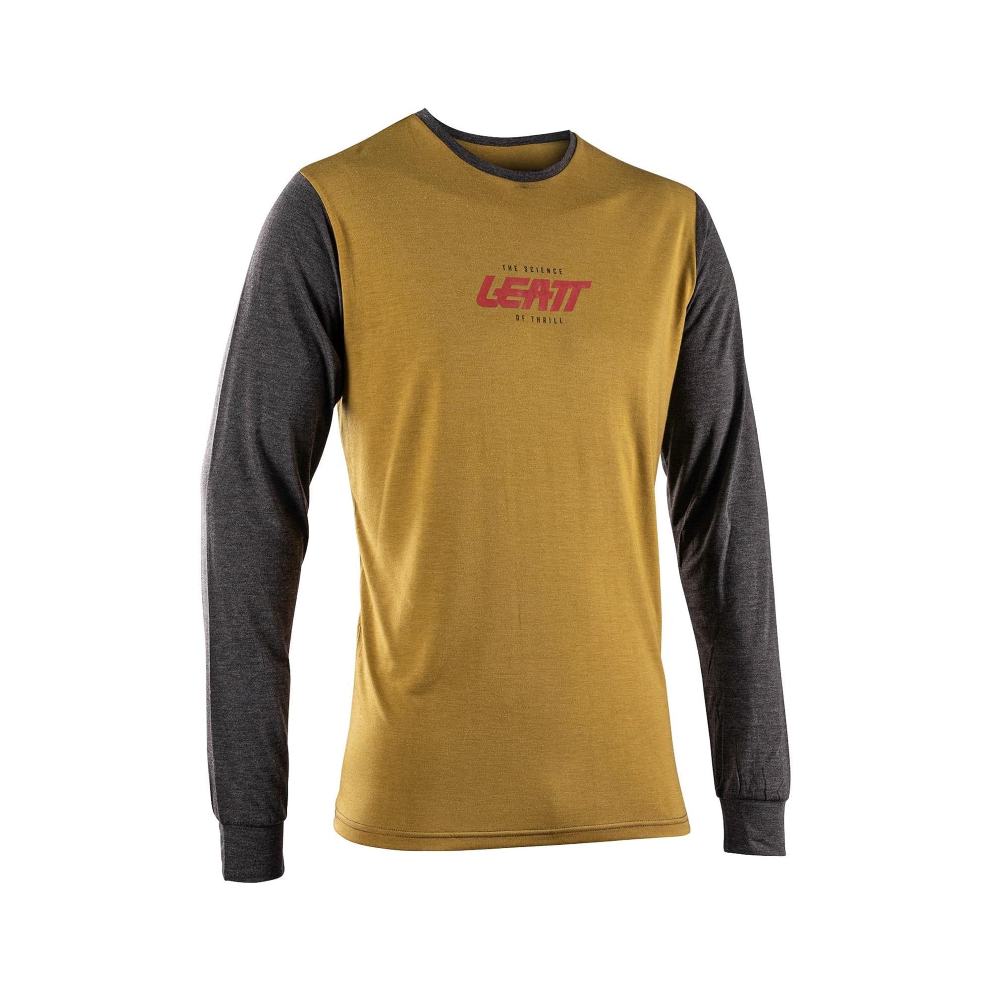 Leatt Long Sleeve Tech T-shirt 2026: BRASS BROWN M