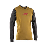 Leatt Long Sleeve Tech T-shirt 2026: BRASS BROWN XL