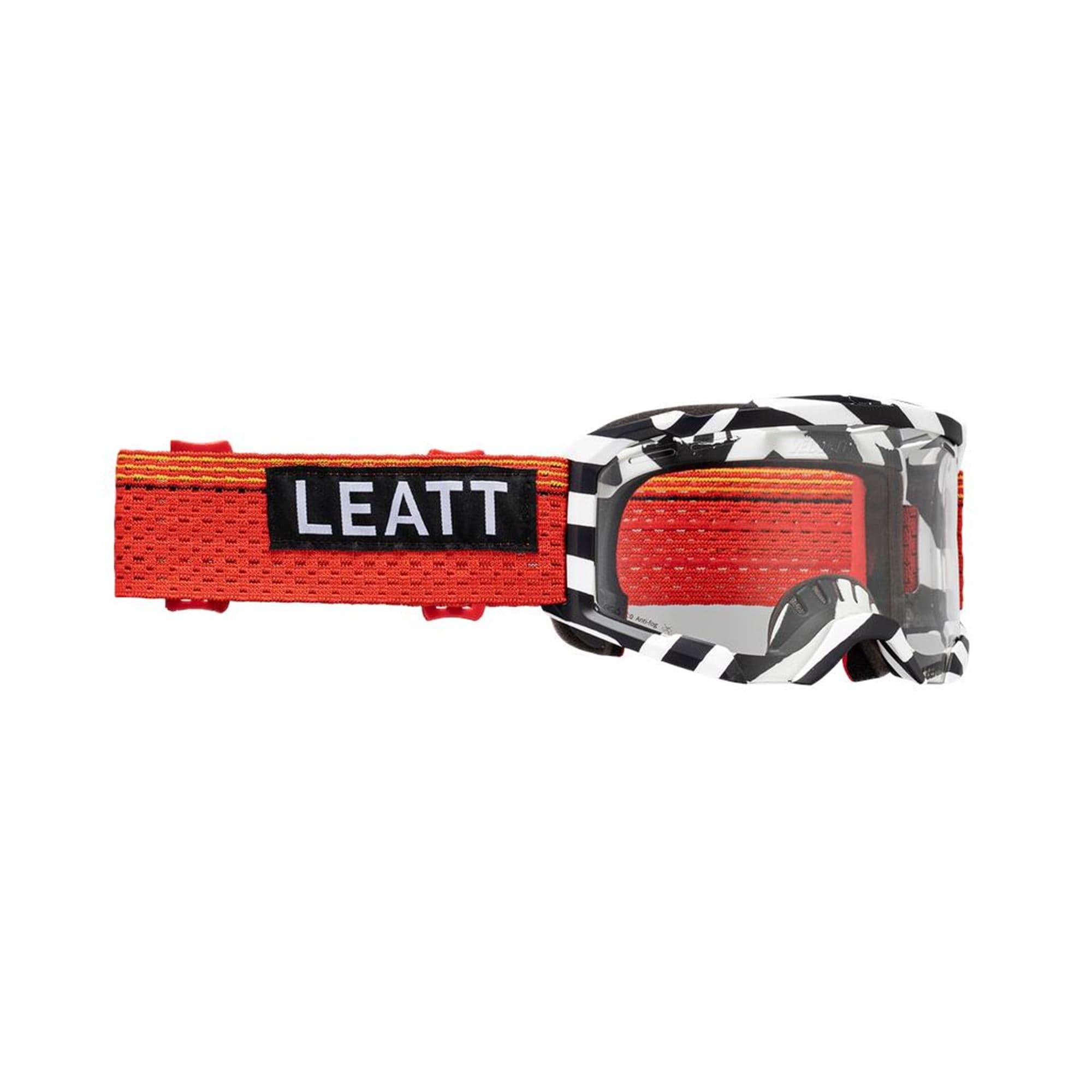 Leatt MTB Goggles V4.0 X-Flow 2026: BLACK/WHITE ONE SIZE