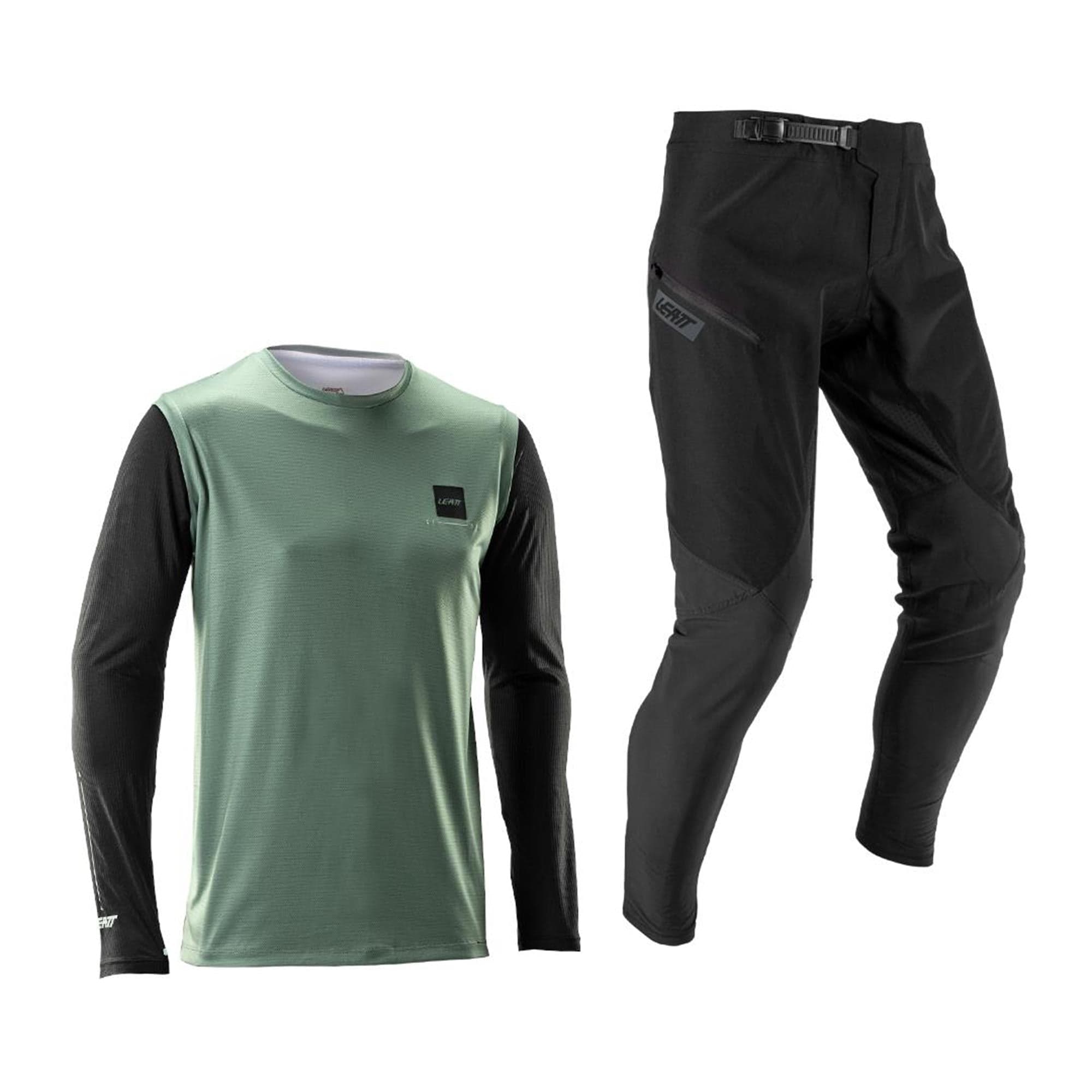 Leatt Gravity 1.0 Junior MTB Ride Kit V26 2026: MIST GREEN L