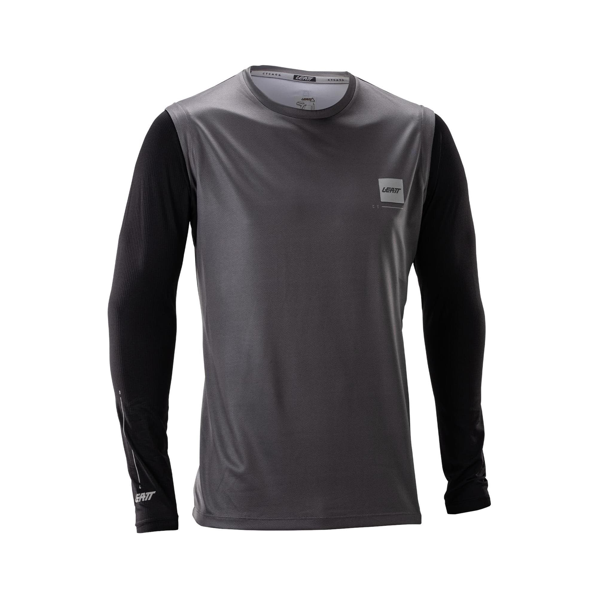 Leatt Gravity 2.0 MTB Jersey V26 2026: GRAPHITE BLACK M