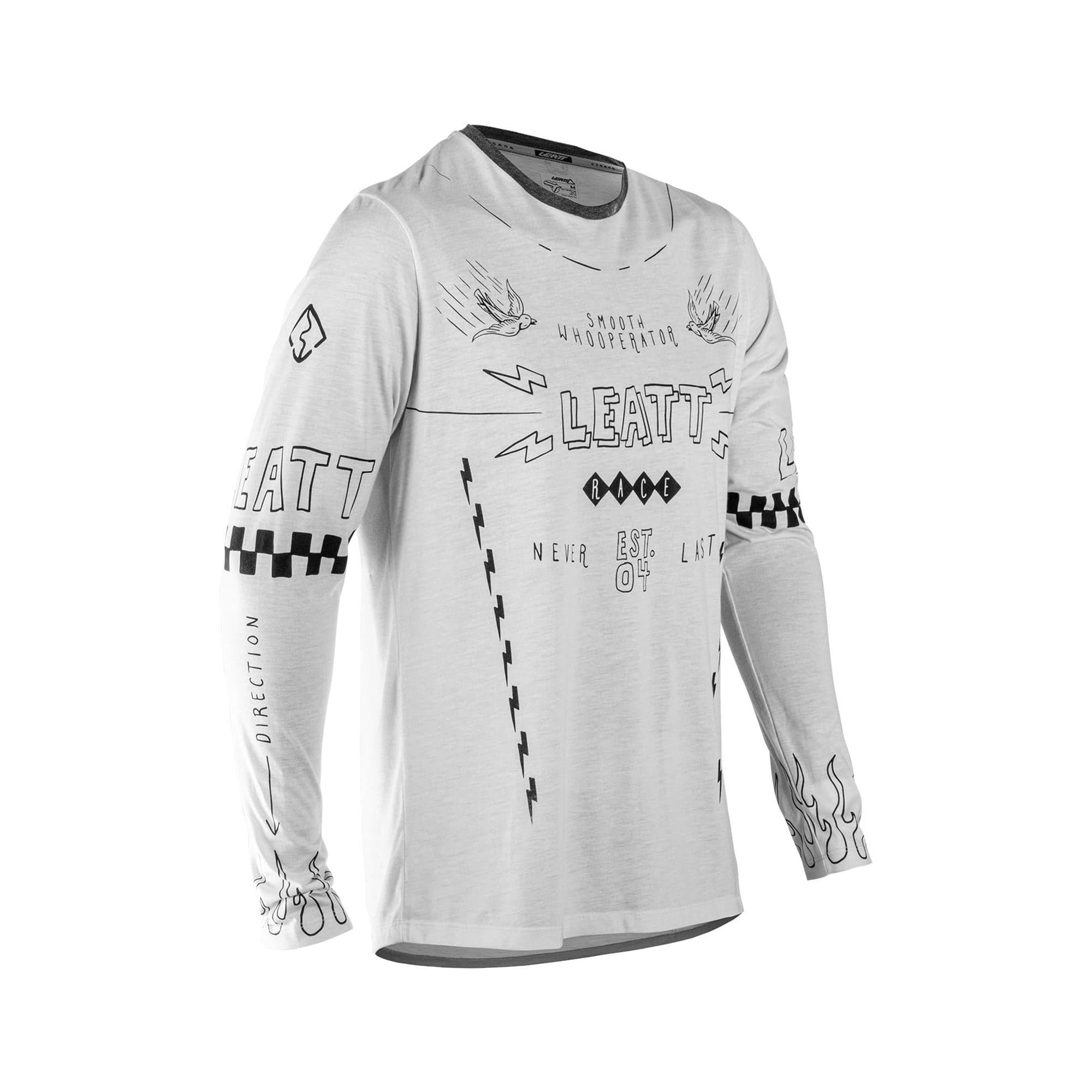 Leatt Gravity 3.0 MTB Long Sleeve Jersey V26 2026: CREAM WHITE M