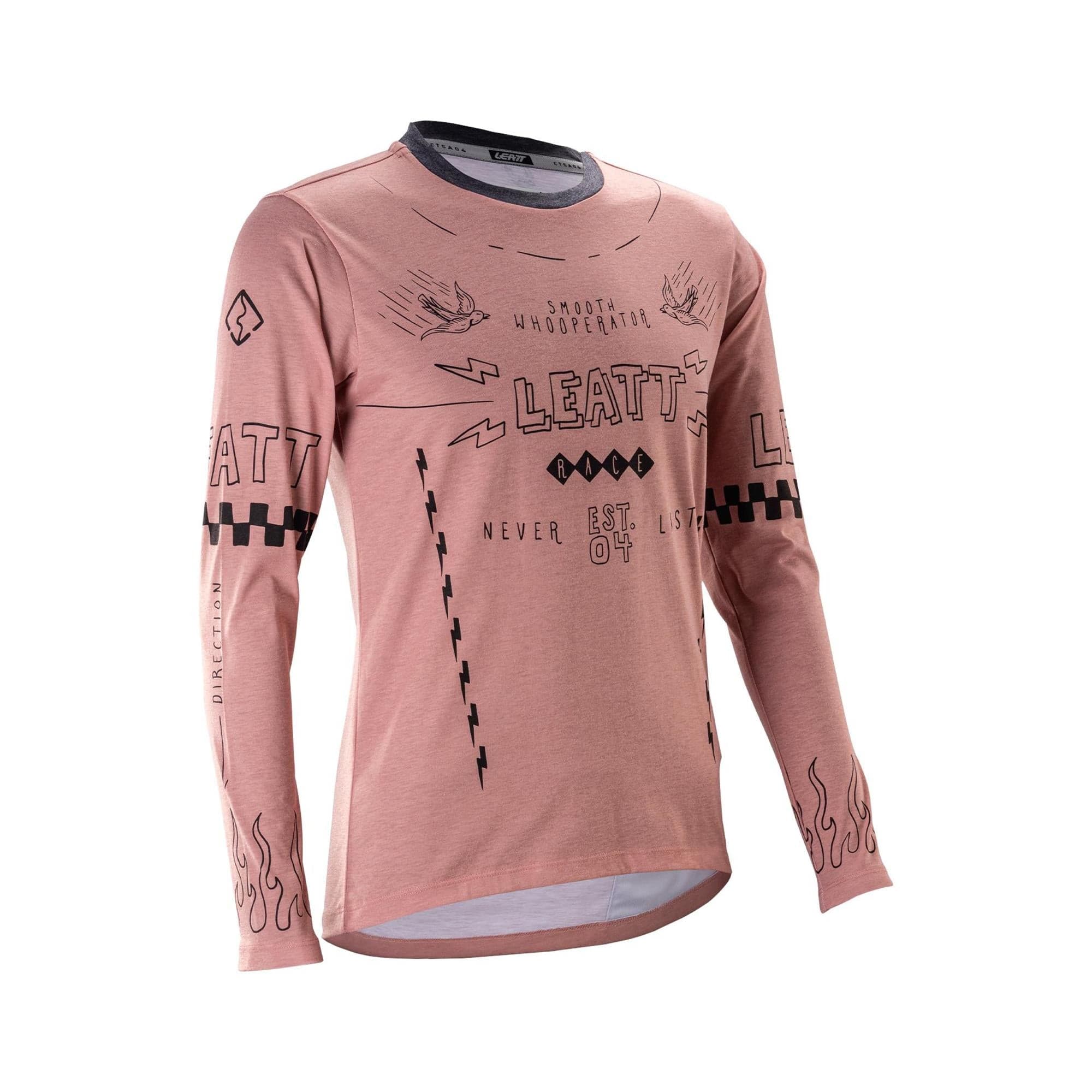 Leatt Gravity 3.0 Womens MTB Long Sleeve Jersey V26 2026: DUSTY PINK L