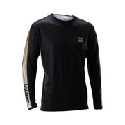 Leatt Gravity 4.0 MTB Long Sleeve Jersey V26 2026: STRIPE BLACK XL