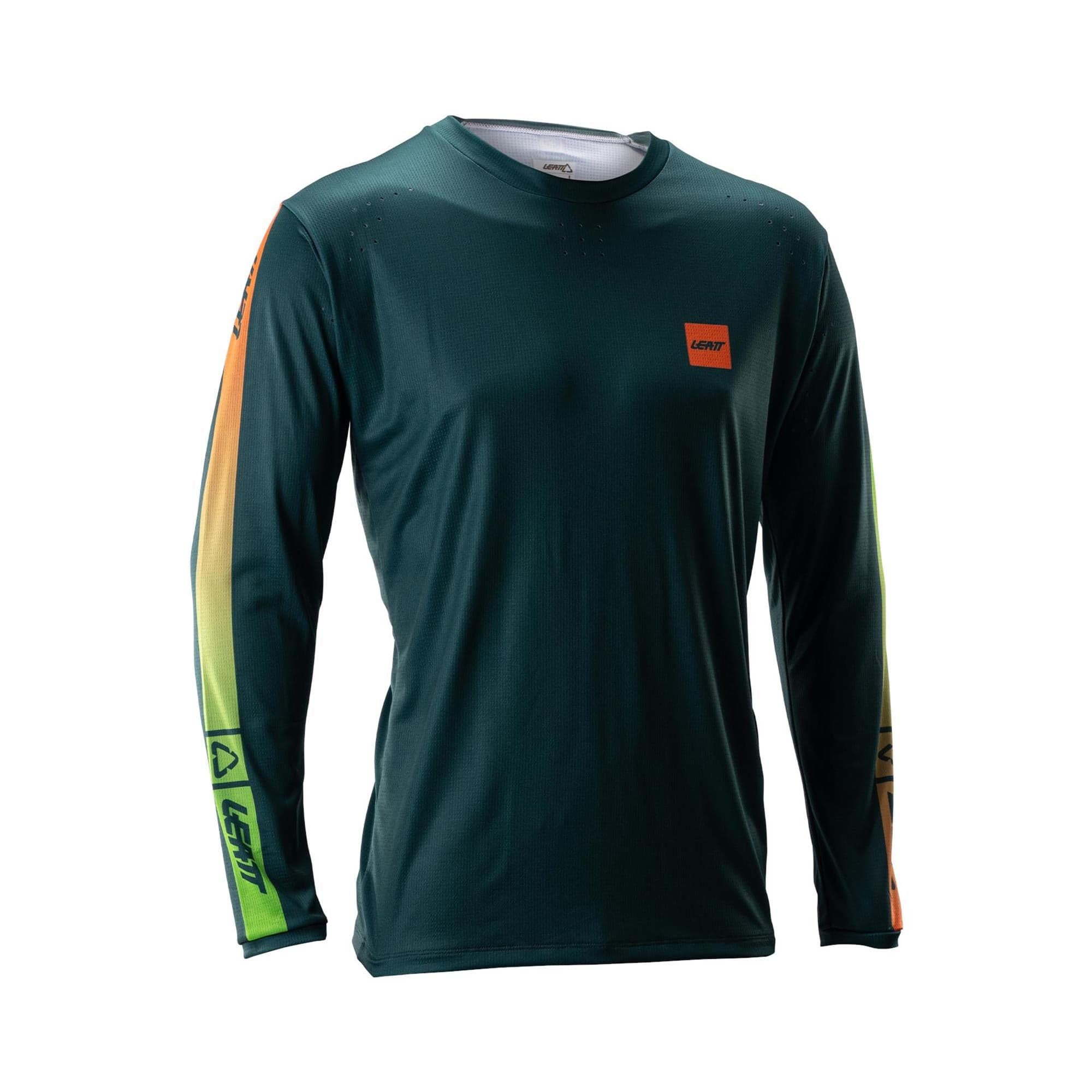 Leatt Gravity 4.0 MTB Long Sleeve Jersey V26 2026: SPRUCE GREEN L