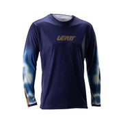 Leatt Gravity 4.0 MTB Long Sleeve Jersey V26 2026: GALAXY BLUE XL