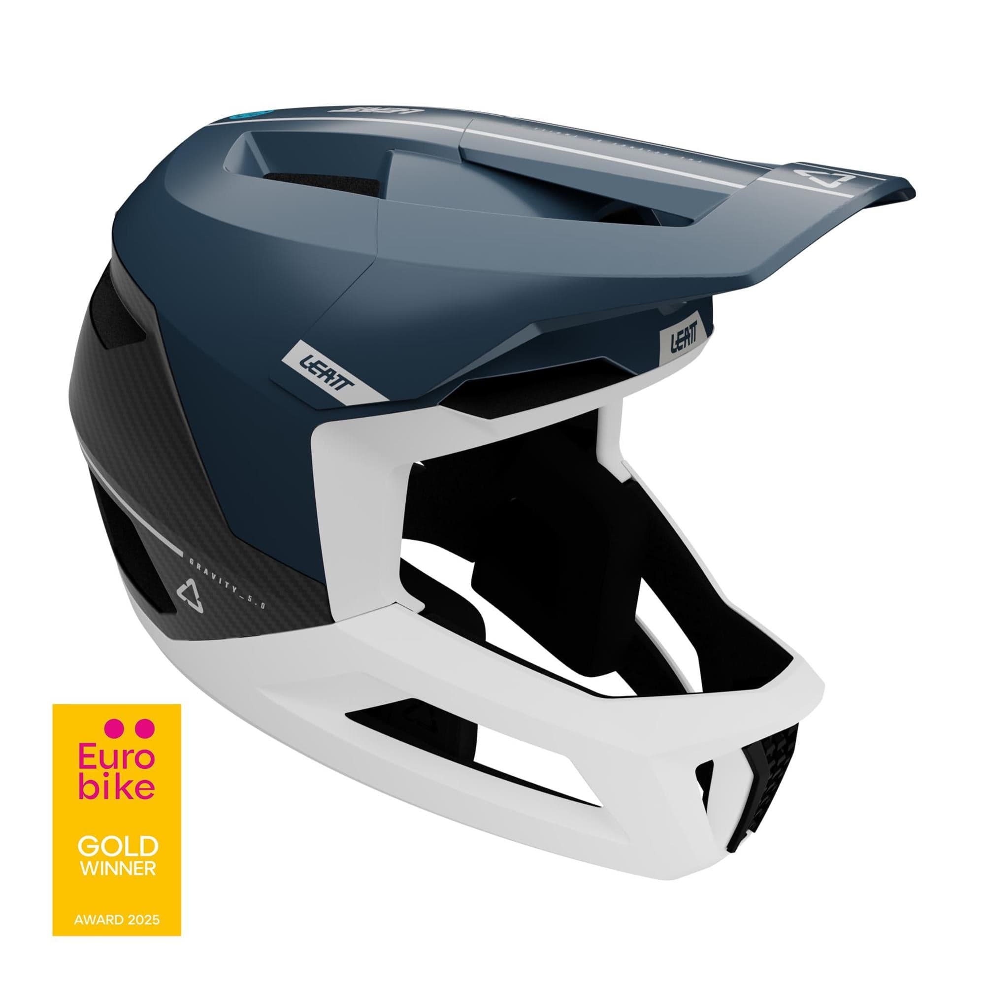 Leatt Gravity 5.0 MTB Helmet V26: BLUE S 51-55CM