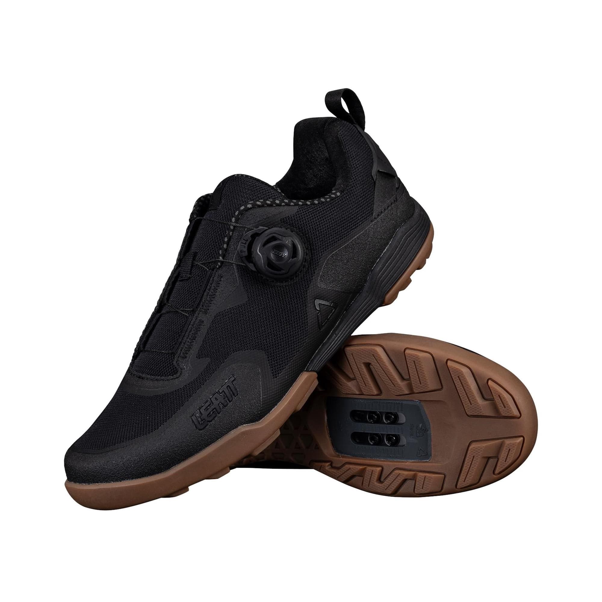 Leatt MTB Shoe 6.0 Clip: BLACK UK 8
