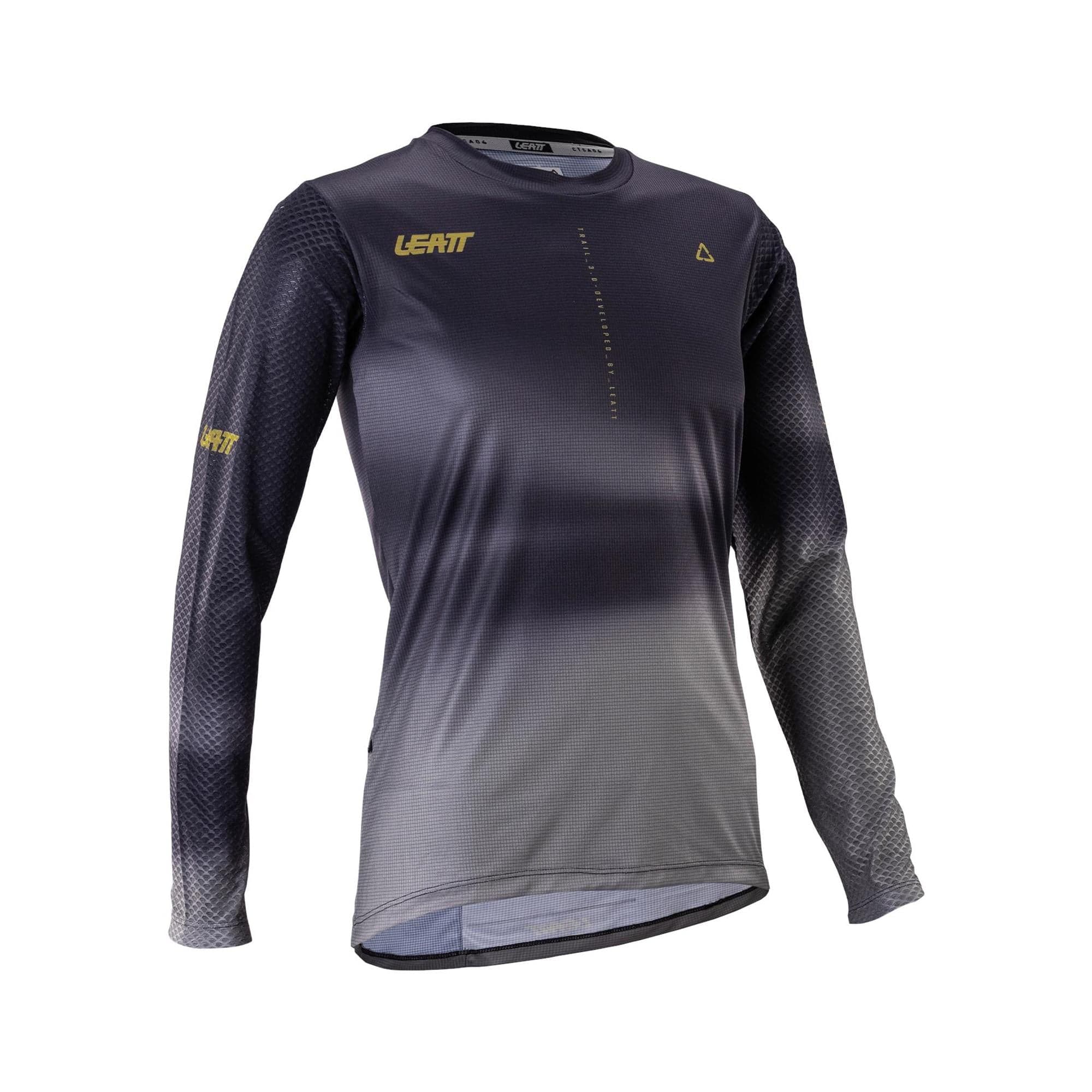 Leatt Trail 3.0 Womens MTB Long Sleeve Jersey V26 2026: GHOST BLACK