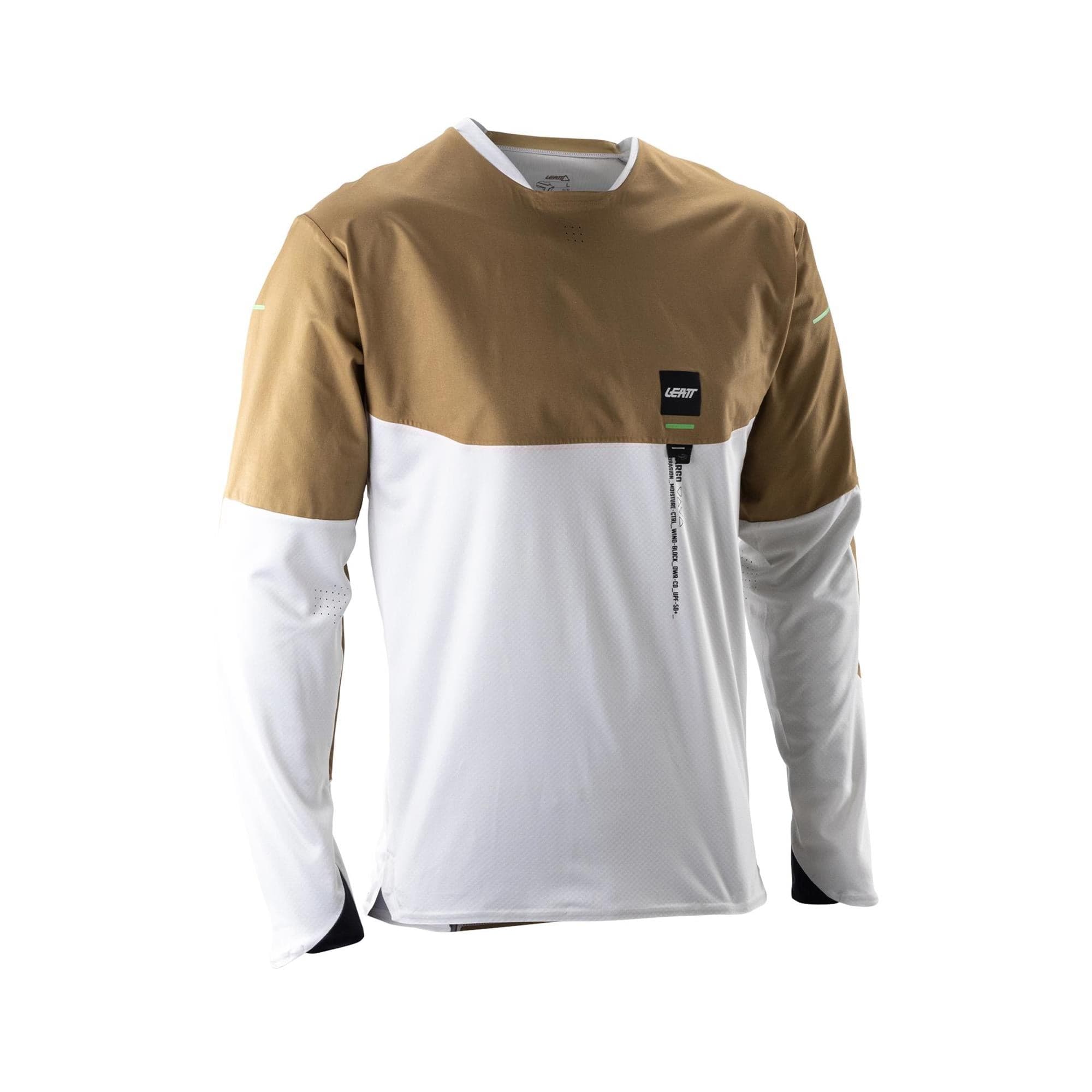 Leatt Trail 6.0 MTB Long Sleeve Cargo Jersey V26 2026: BRASS BROWN L