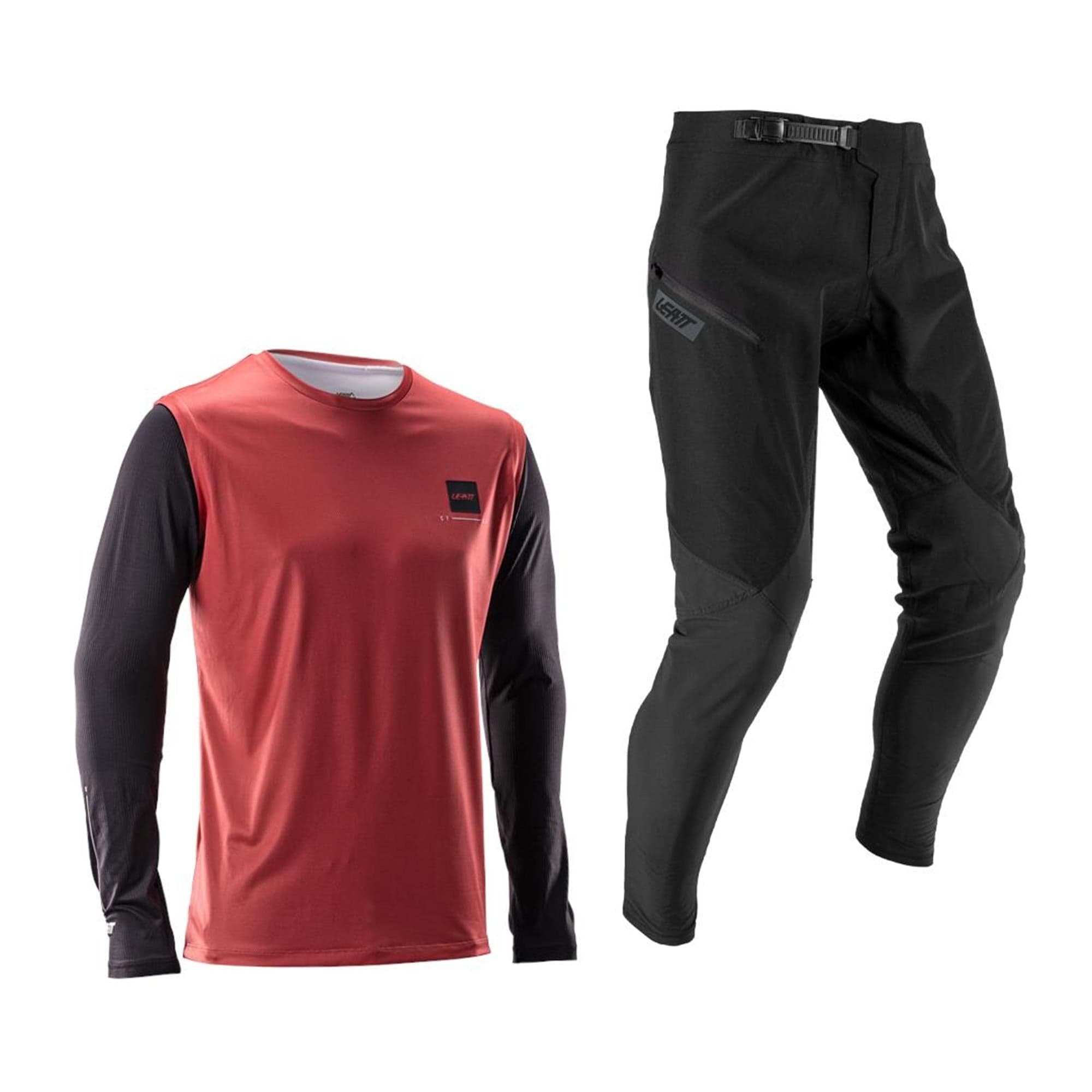 Leatt 1.0 MTB Ride Kit 2026: DUSTY RED L