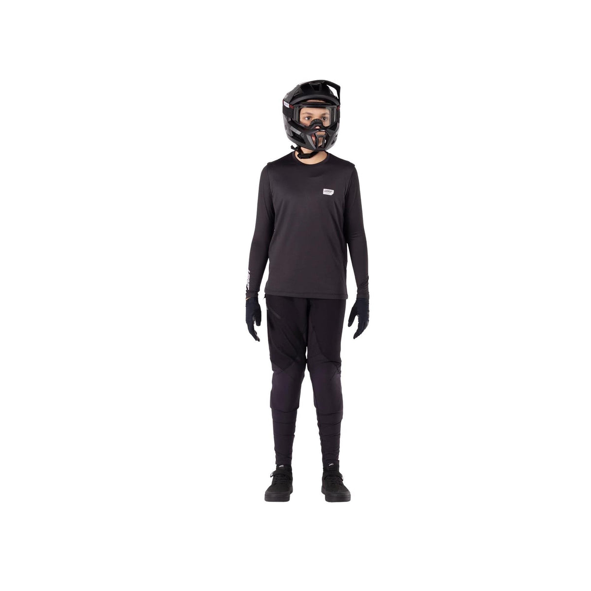 Leatt Mini 1.0 MTB  Ride Kit 2025: BLACK XXS