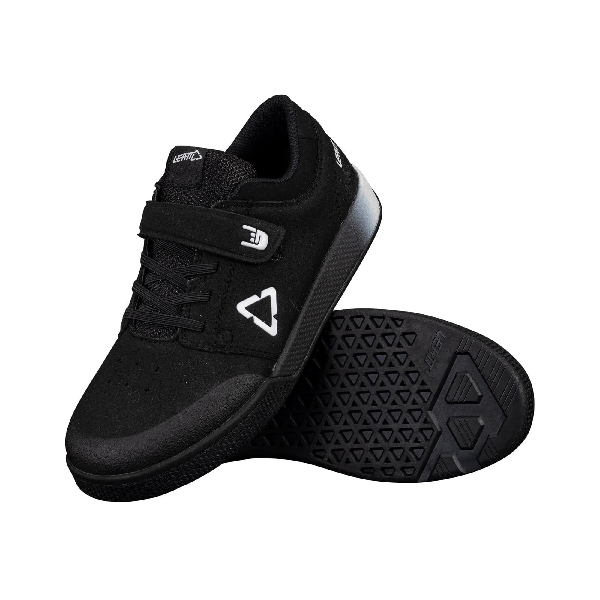 Leatt Junior Flat 2.0 Shoes 2025: BLACK UK 4