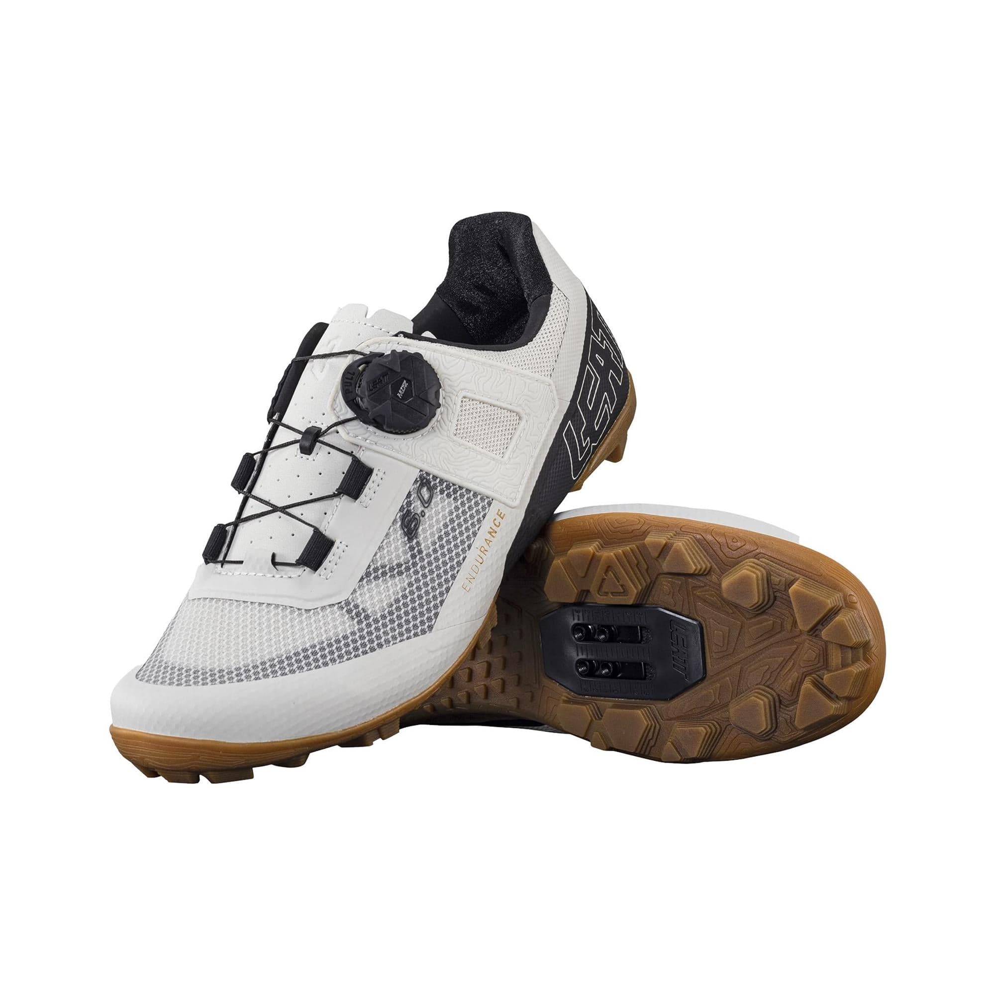 Leatt Women's Endurance Proclip 6.0 Shoes 2025: WHITE UK 8