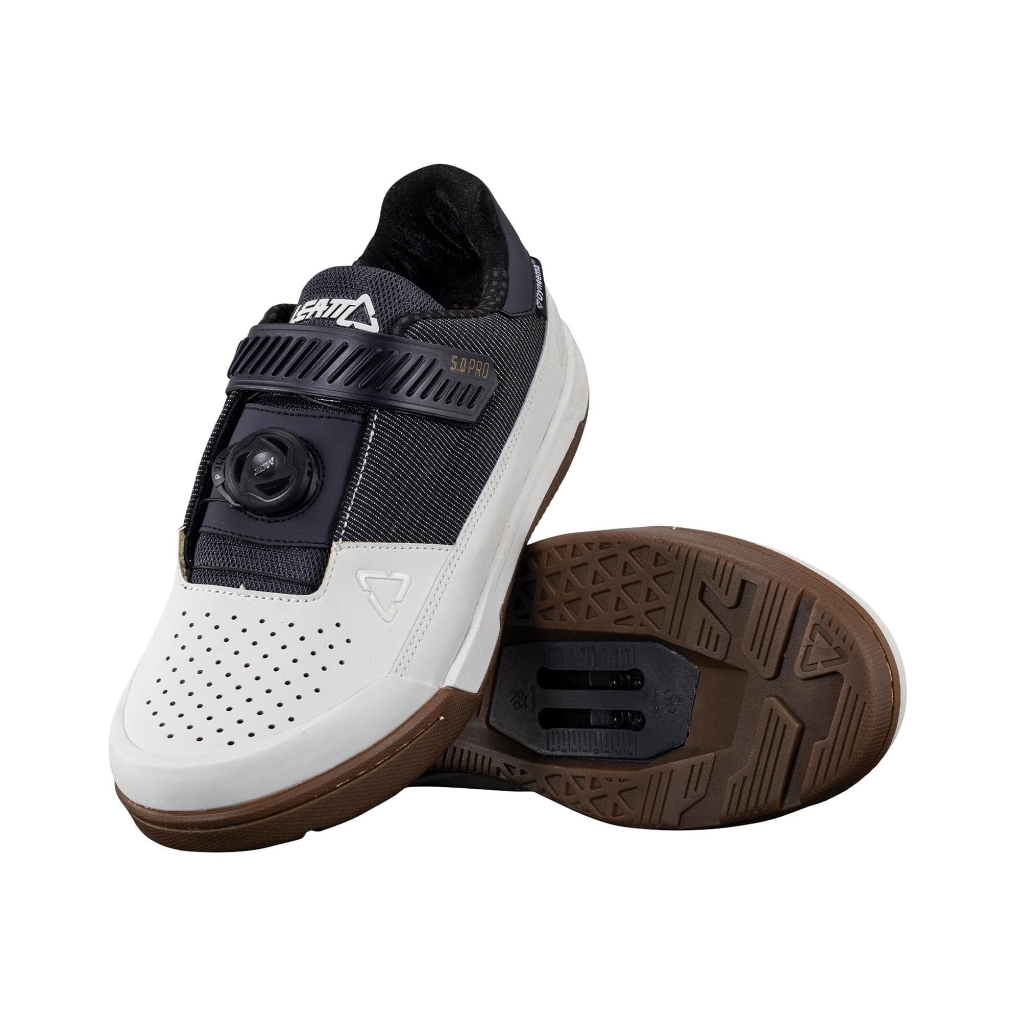 Leatt ProClip 5.0 Shoes 2025: WHITE UK 9