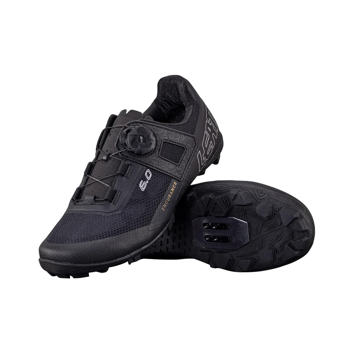 Leatt Endurance Proclip 6.0 Shoes 2025: BLACK UK 9