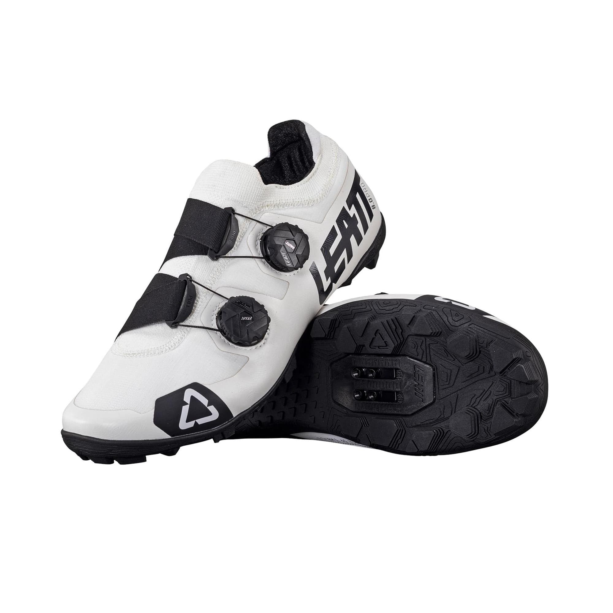 Leatt ProClip 8.0 Race Shoes 2025: WHITE UK 6.5
