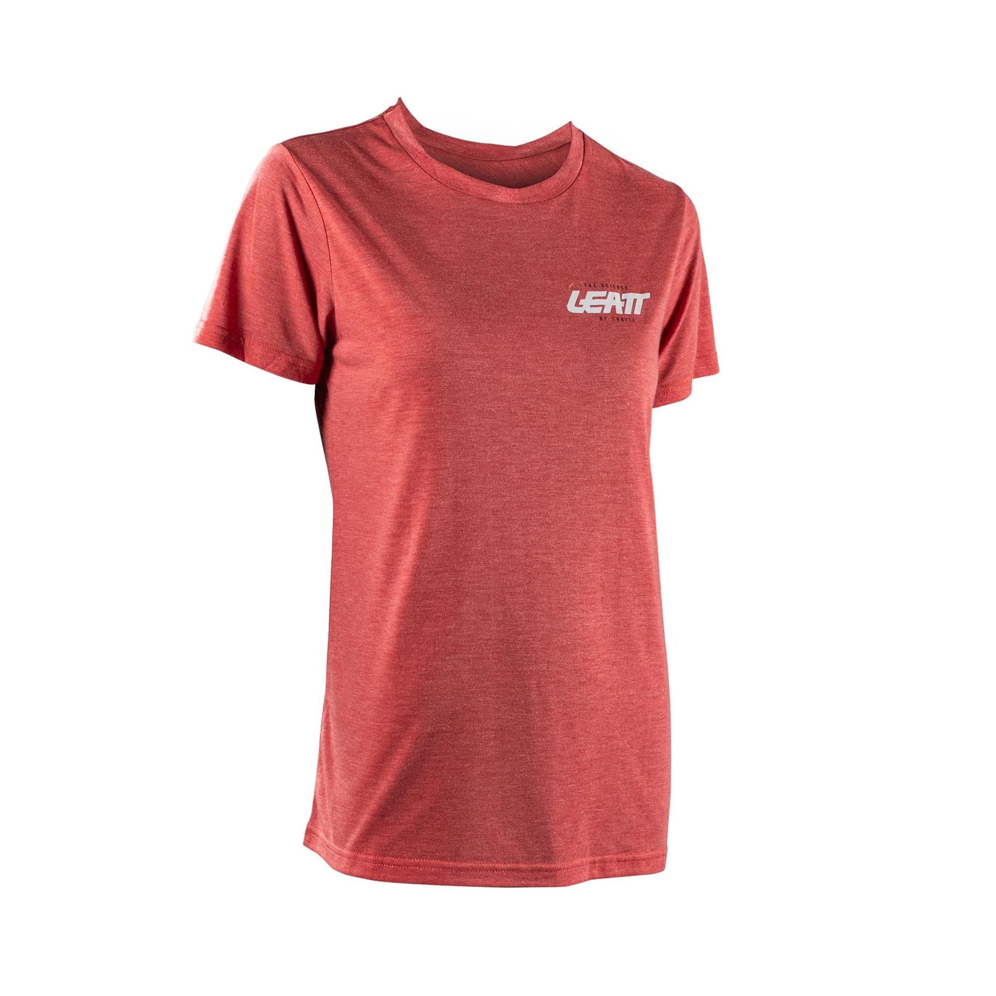 Leatt Womens Tech T-Shirt 2026: DUSTY RED L