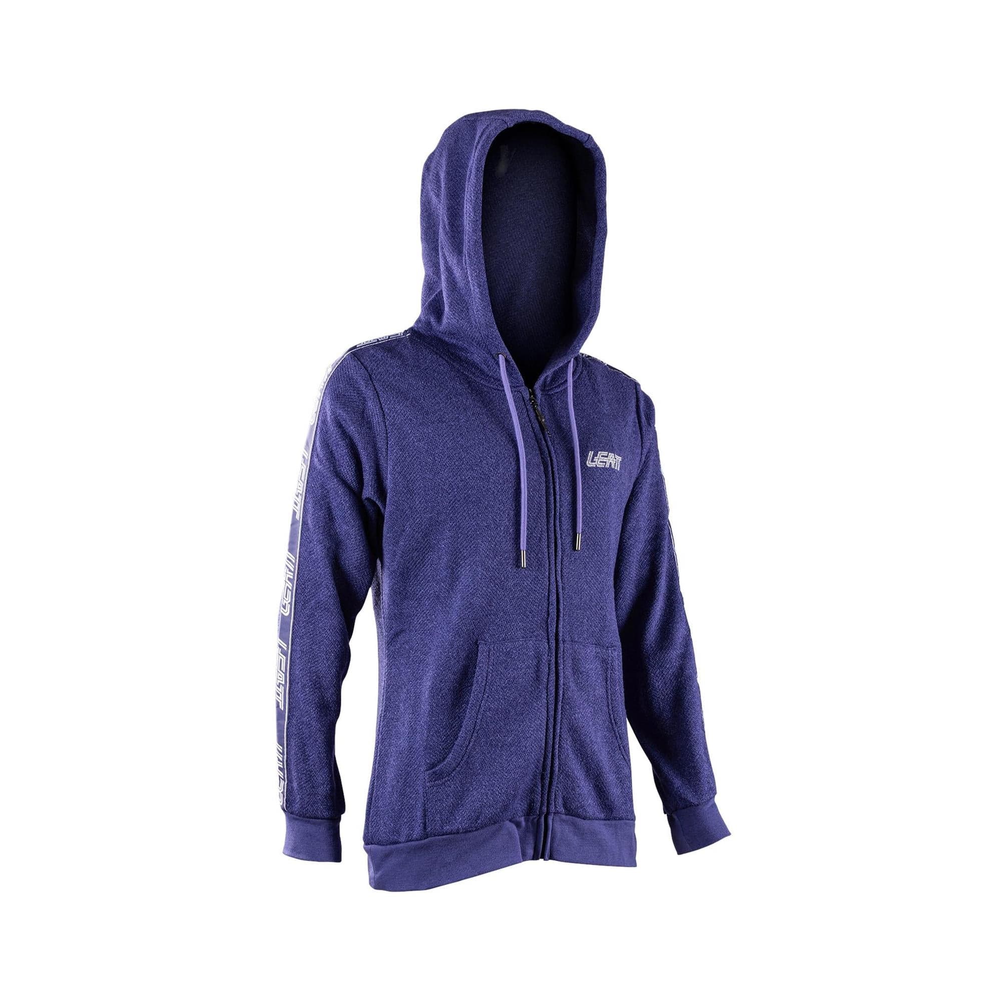 Leatt Womens Zip Up Tech Hoodie 2026: COSMIC BLUE S