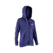 Leatt Womens Zip Up Tech Hoodie 2026: COSMIC BLUE M