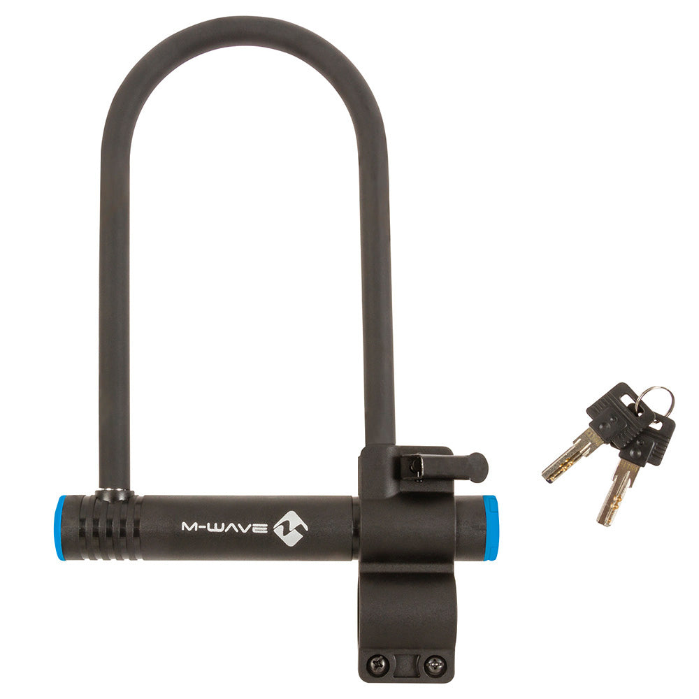 M-Wave B245 Shackle Lock Black 245mm – BikeParts.co.uk