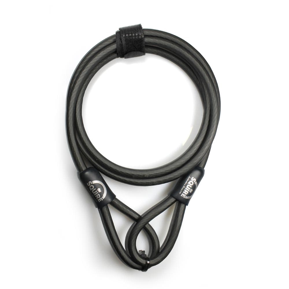 Squire Security Cables Black 10x1800mm