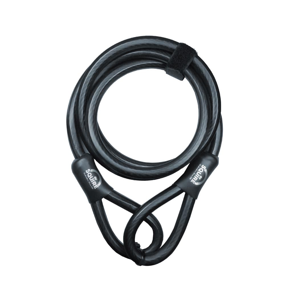 Squire Security Cables Black 12x1800mm