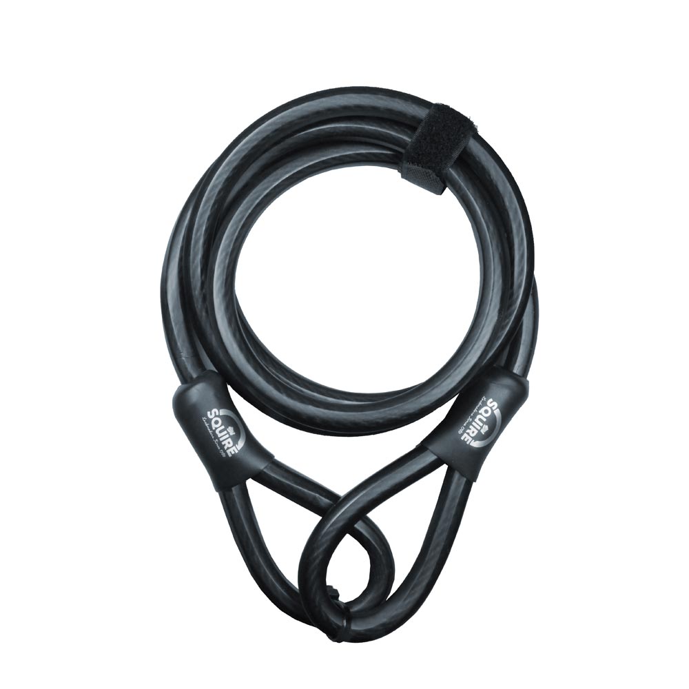 Squire Security Cables Black 12x1800mm