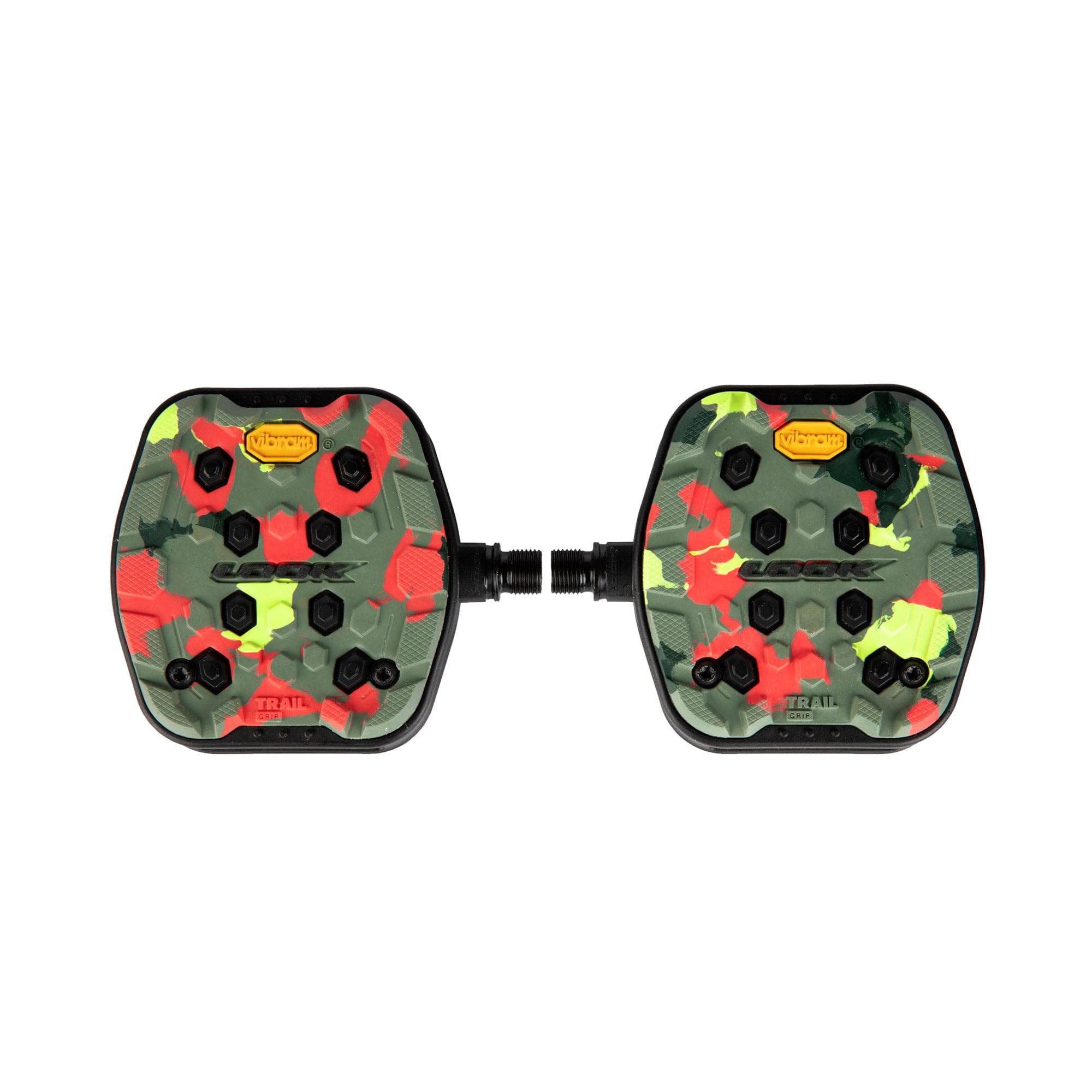 Look Trail Grip Flat Mtb Pedals: Camo