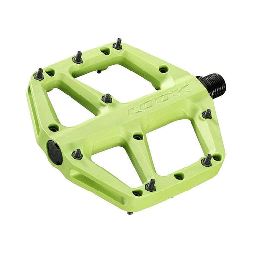 Look Trail Roc Fusion Flat Mtb Pedals: Lime
