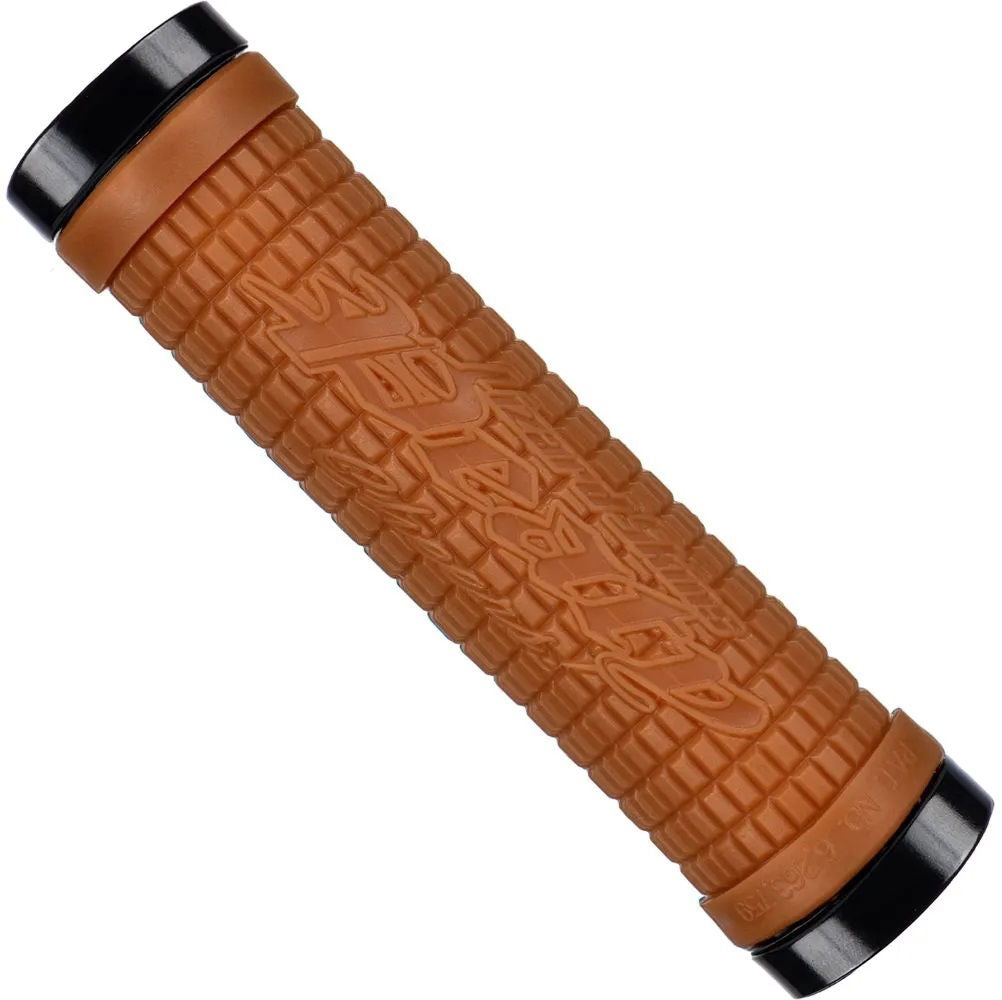 Lizard Skins Dual Clamp Lock On Peaty  Graphite