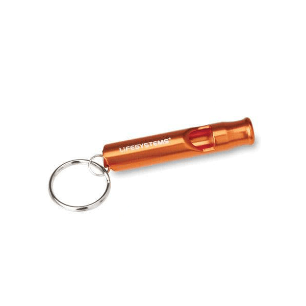 Lifesystems Mountain Whistle - Tough, Lightweight Alloy Essential Outdoors Item - Orange