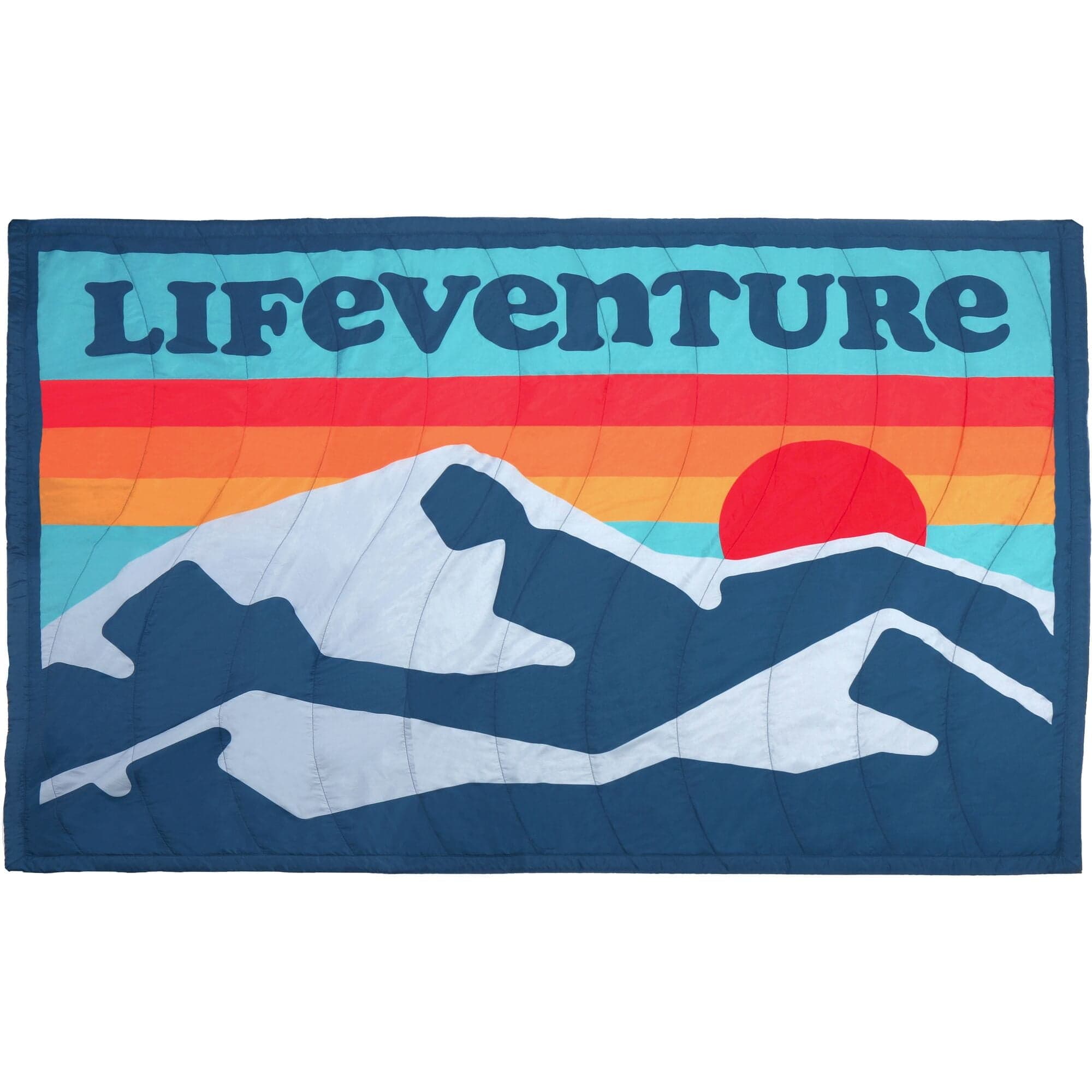 Lifeventure Sundown Berber Lined Blanket; Retro
