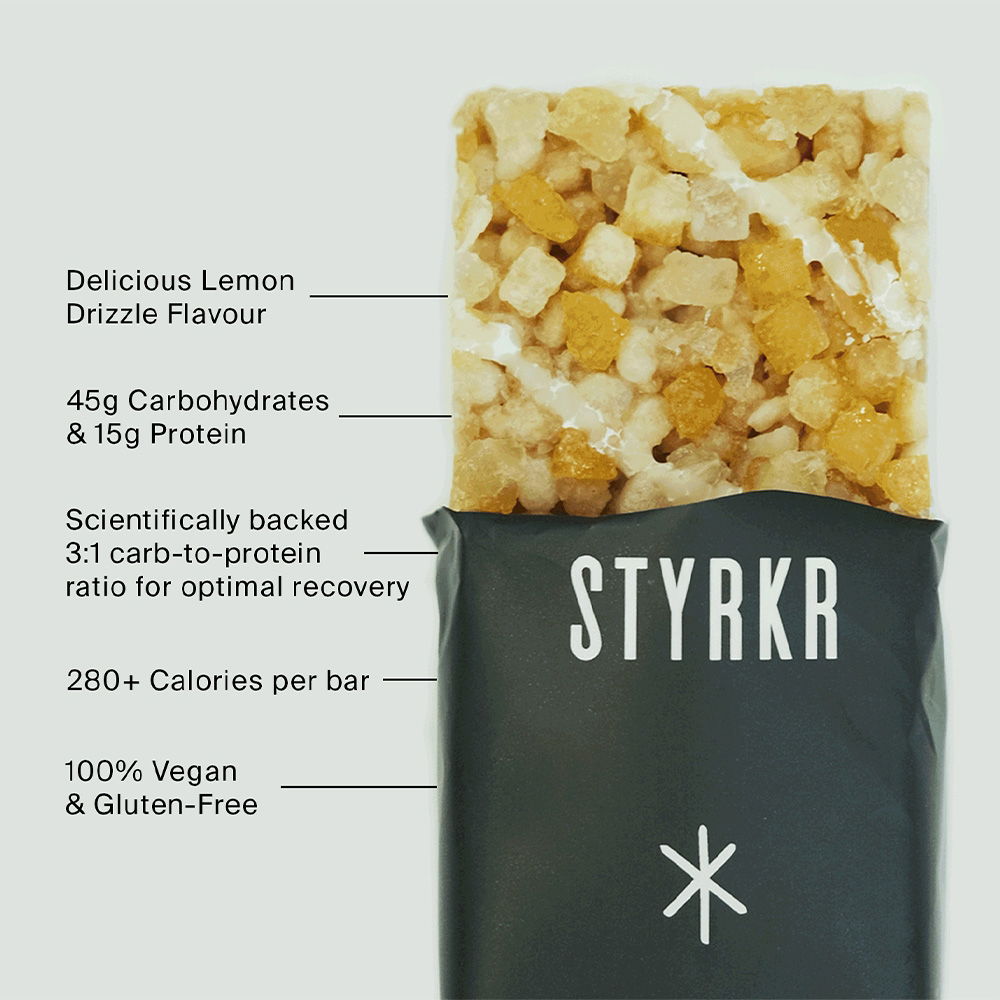 STYRKR - BARPLUS Lemon Drizzle x12