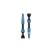 Lezyne CNC TLR Valves (Pair) 44mm  Blue