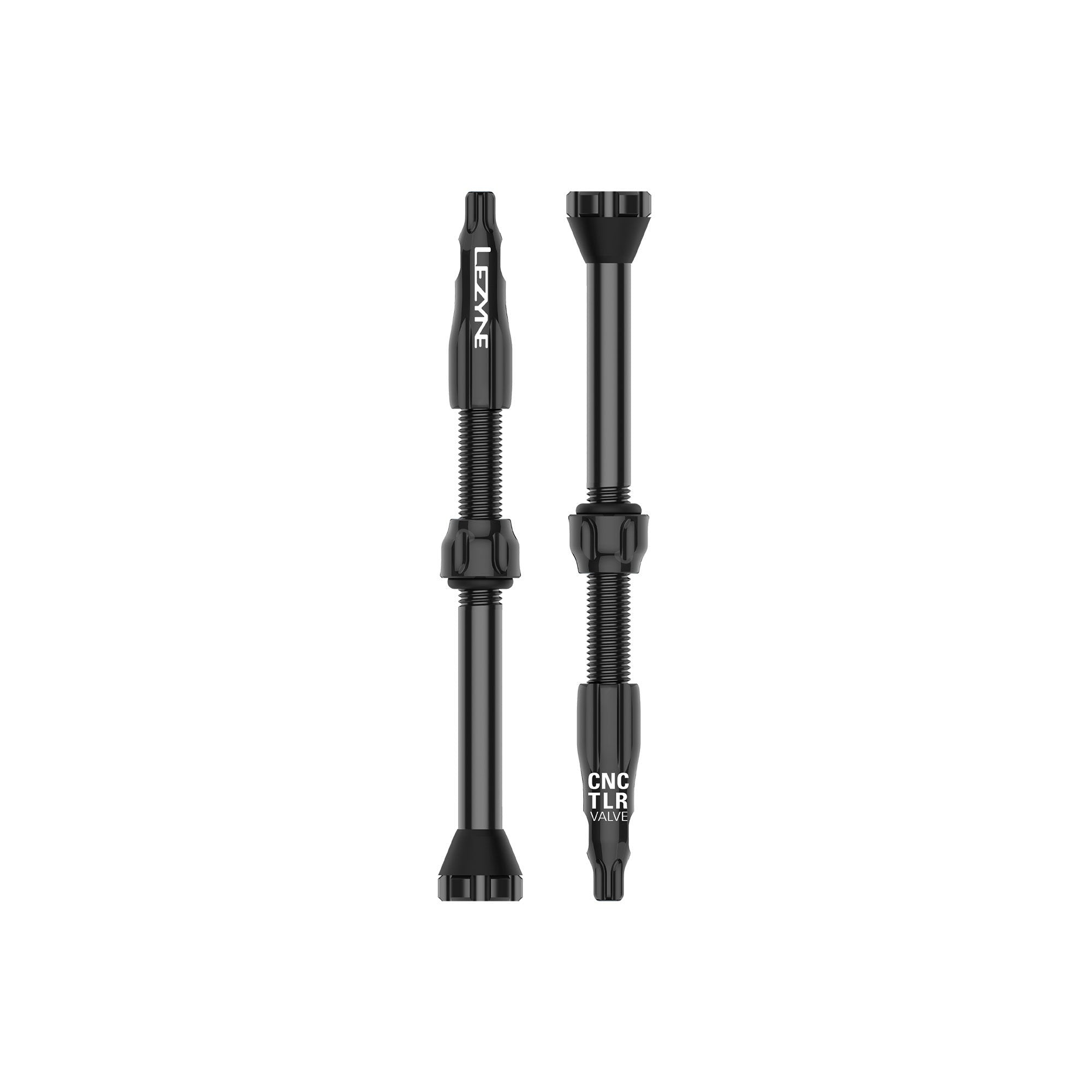 Lezyne - CNC TLR Valves (Pair) 60mm - Black