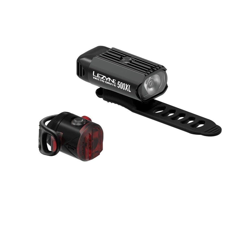 Lezyne Hecto Drive 500XL / Femto USB Pair  Black / Black