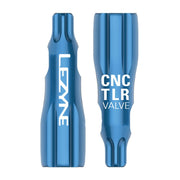 Lezyne CNC TLR Valve Caps Only (Pair)  Blue
