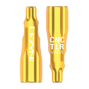 Lezyne CNC TLR Valve Caps Only (Pair)  Gold