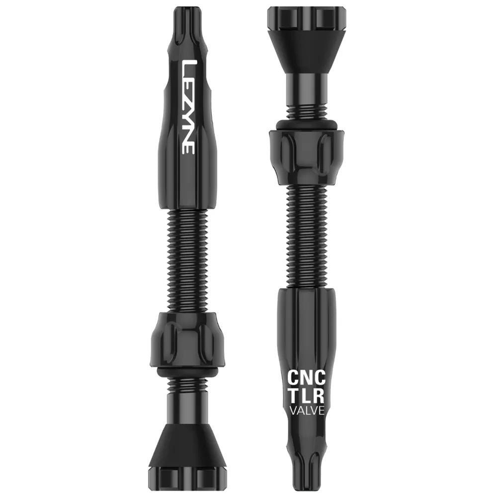 Lezyne CNC TLR Valves (Pair) 60mm  Gold