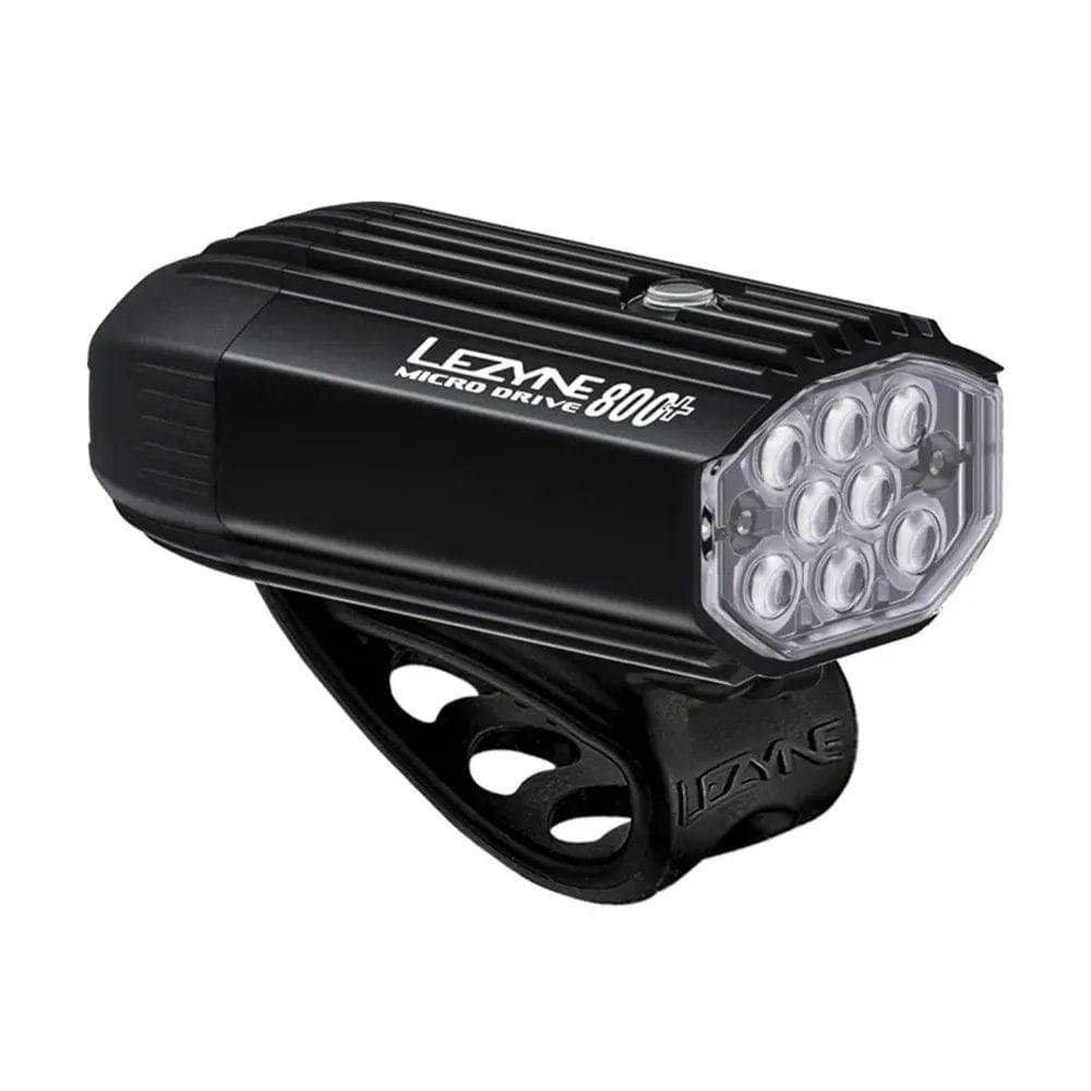 Lezyne Micro Drive 800+ Front  Satin Black