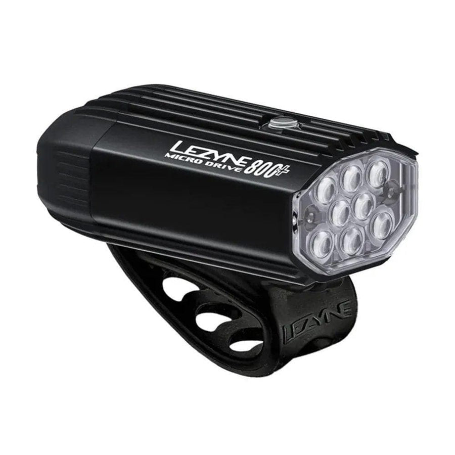 Lezyne Micro Drive 800+ Front  Satin Black