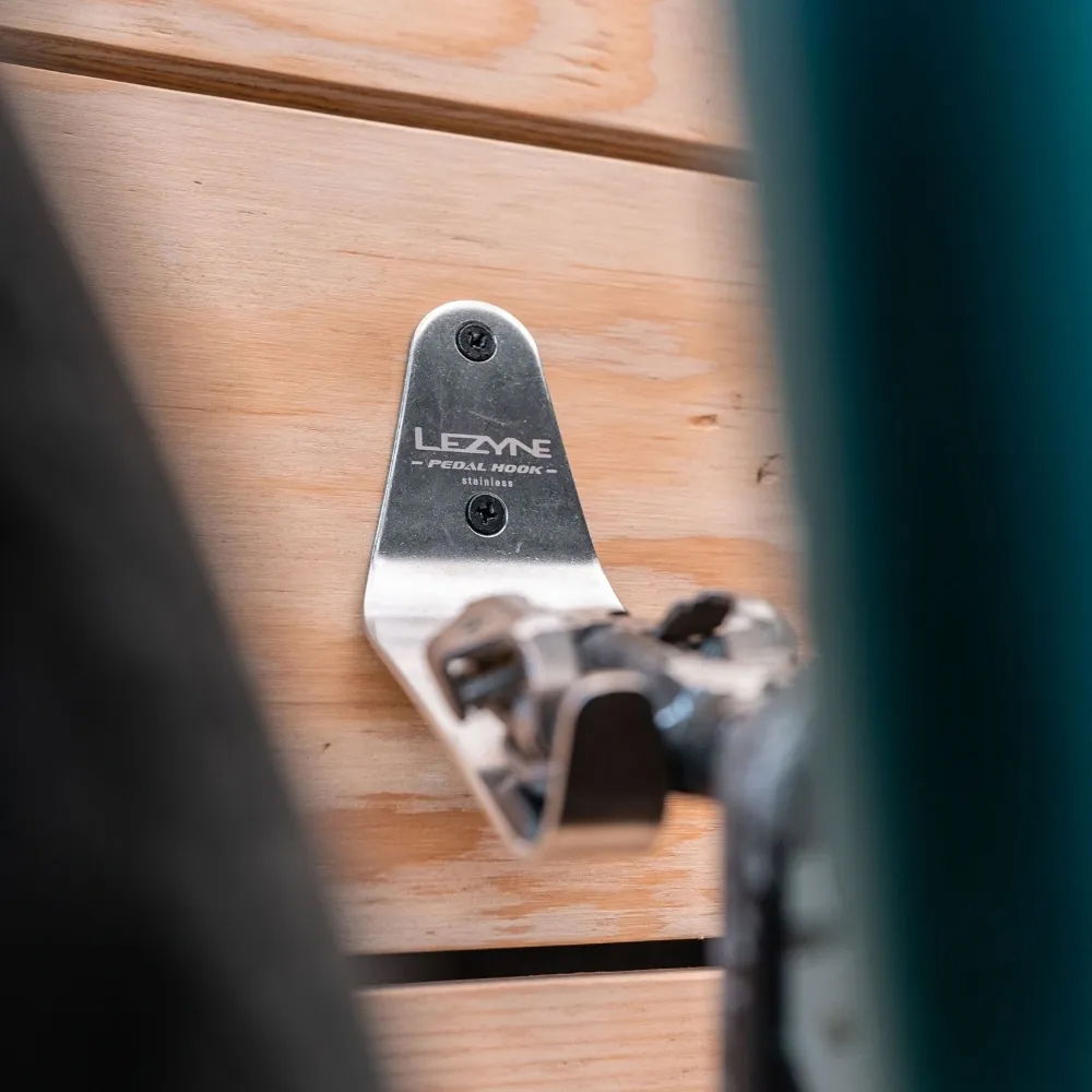 Lezyne Stainless Pedal Hook  Silver