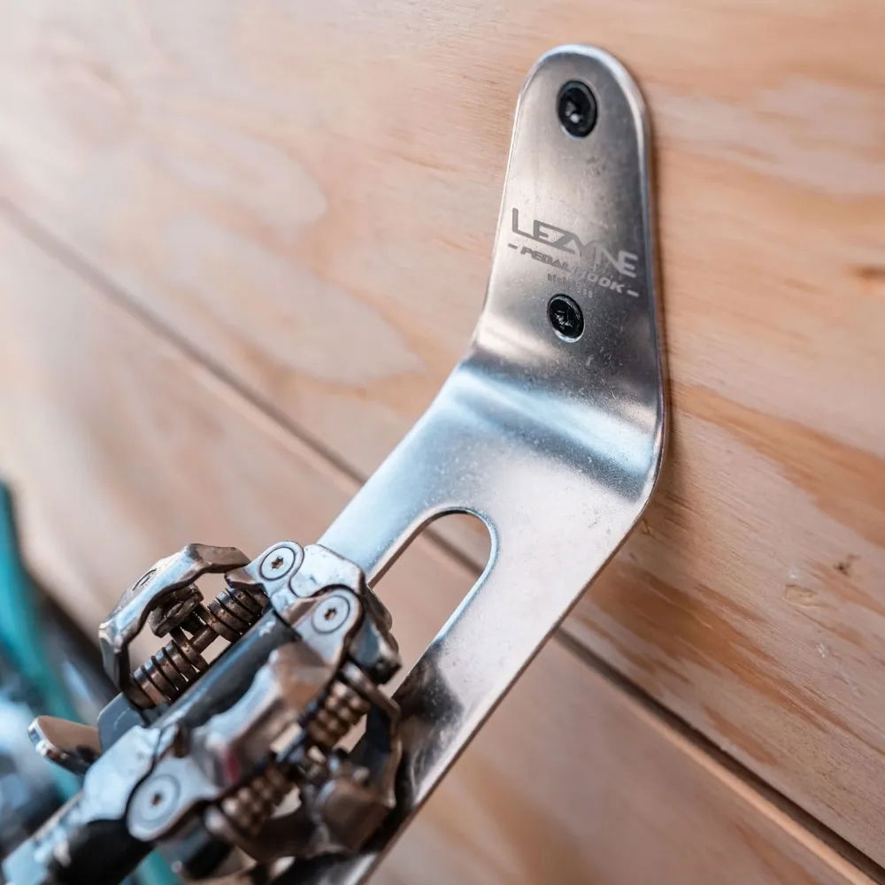 Lezyne Stainless Pedal Hook  Silver