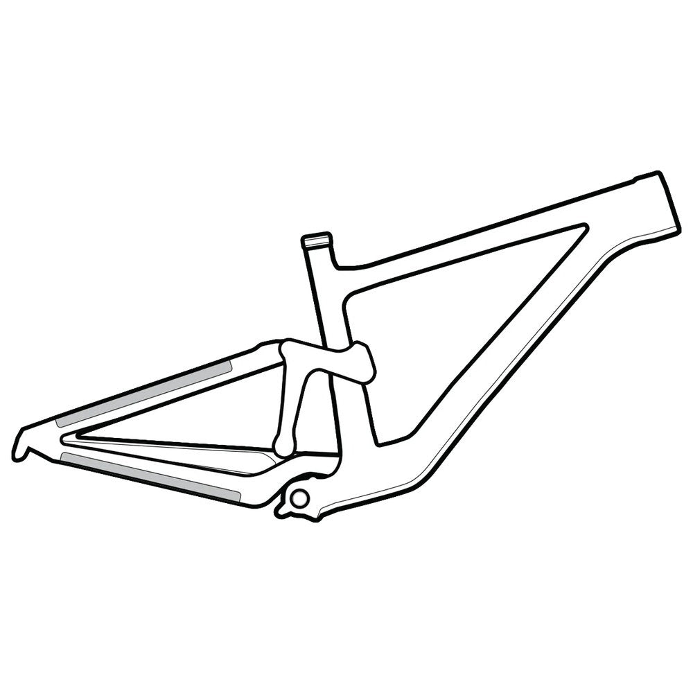 Lizard Skins - Clear Protective Frame Wrap - Small