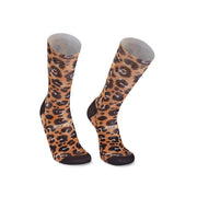 MBwear Fun Socks: SPICY LEOPARD L/XL