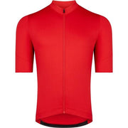 Madison Flux Men's Short Sleeve Jersey; true red - large