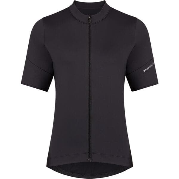 Madison Flux Women's Short Sleeve Jersey; black - size 6